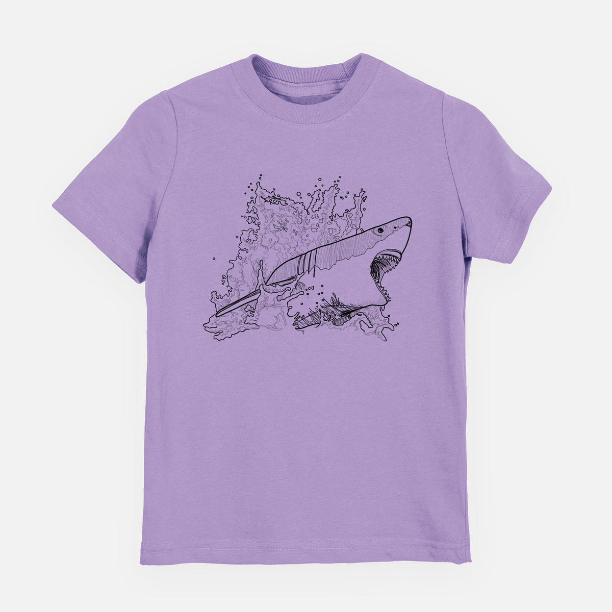 Great White Shark in Water - Toddler/Youth Shirt