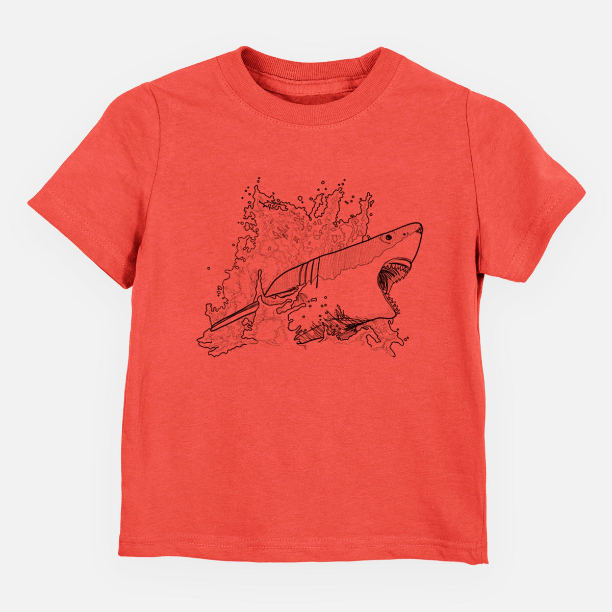 Great White Shark in Water - Toddler/Youth Shirt