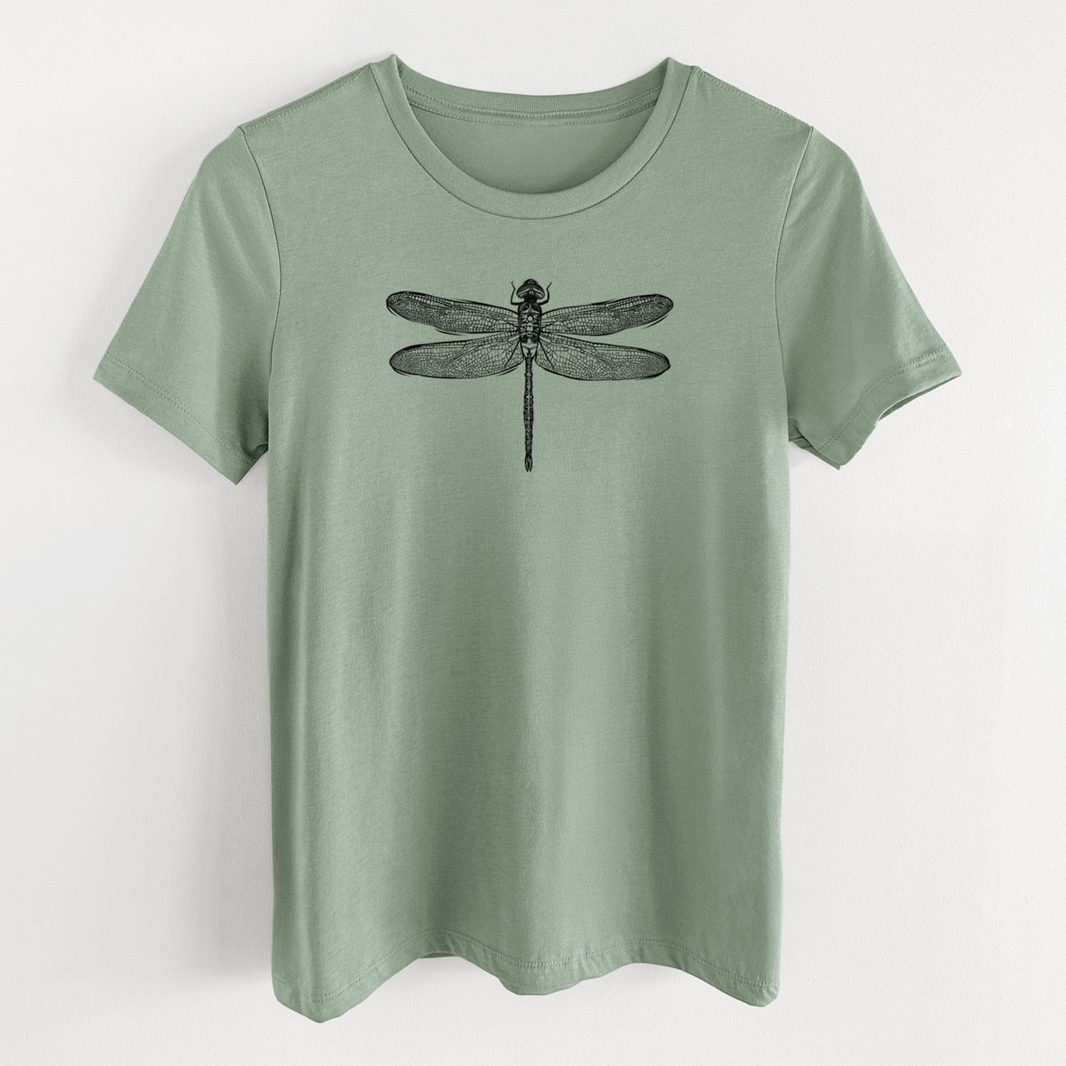 Anax Junius - Green Darner Dragonfly - Women's Lightweight Relaxed Fit 100% Cotton Crewneck
