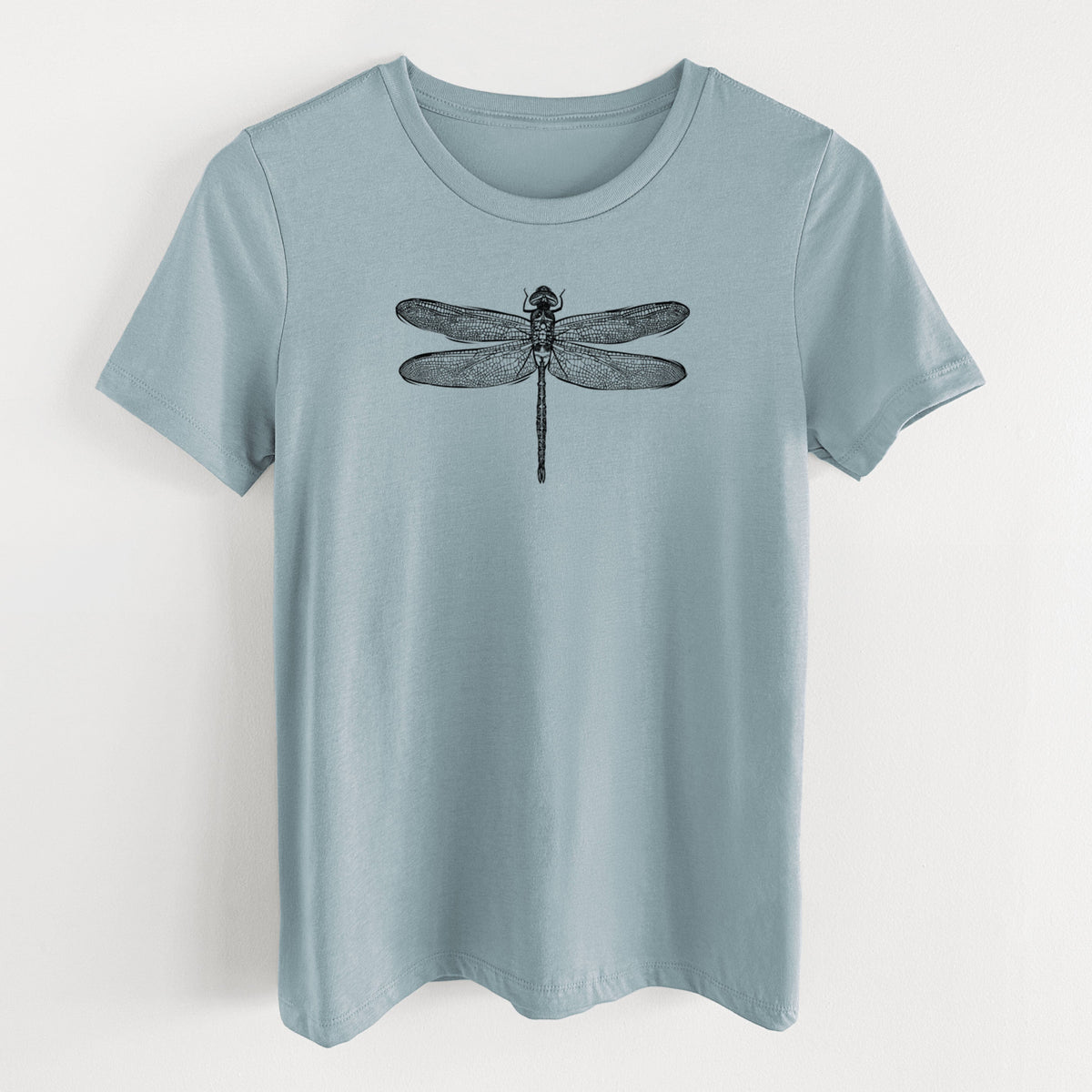 Anax Junius - Green Darner Dragonfly - Women's Lightweight Relaxed Fit 100% Cotton Crewneck