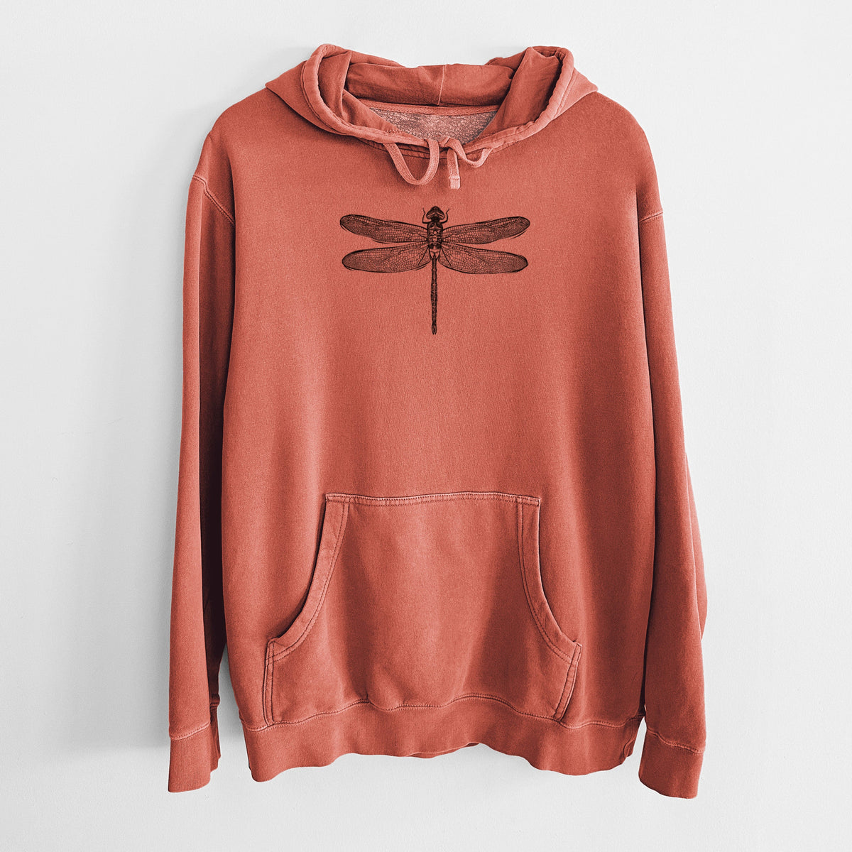 Anax Junius - Green Darner Dragonfly - Unisex Pigment Dyed Hoodie