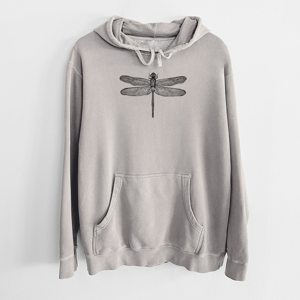 Anax Junius - Green Darner Dragonfly - Unisex Pigment Dyed Hoodie