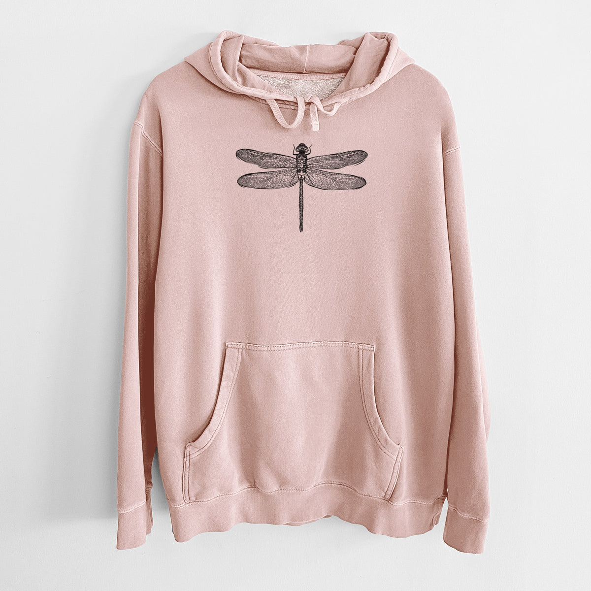 Anax Junius - Green Darner Dragonfly - Unisex Pigment Dyed Hoodie