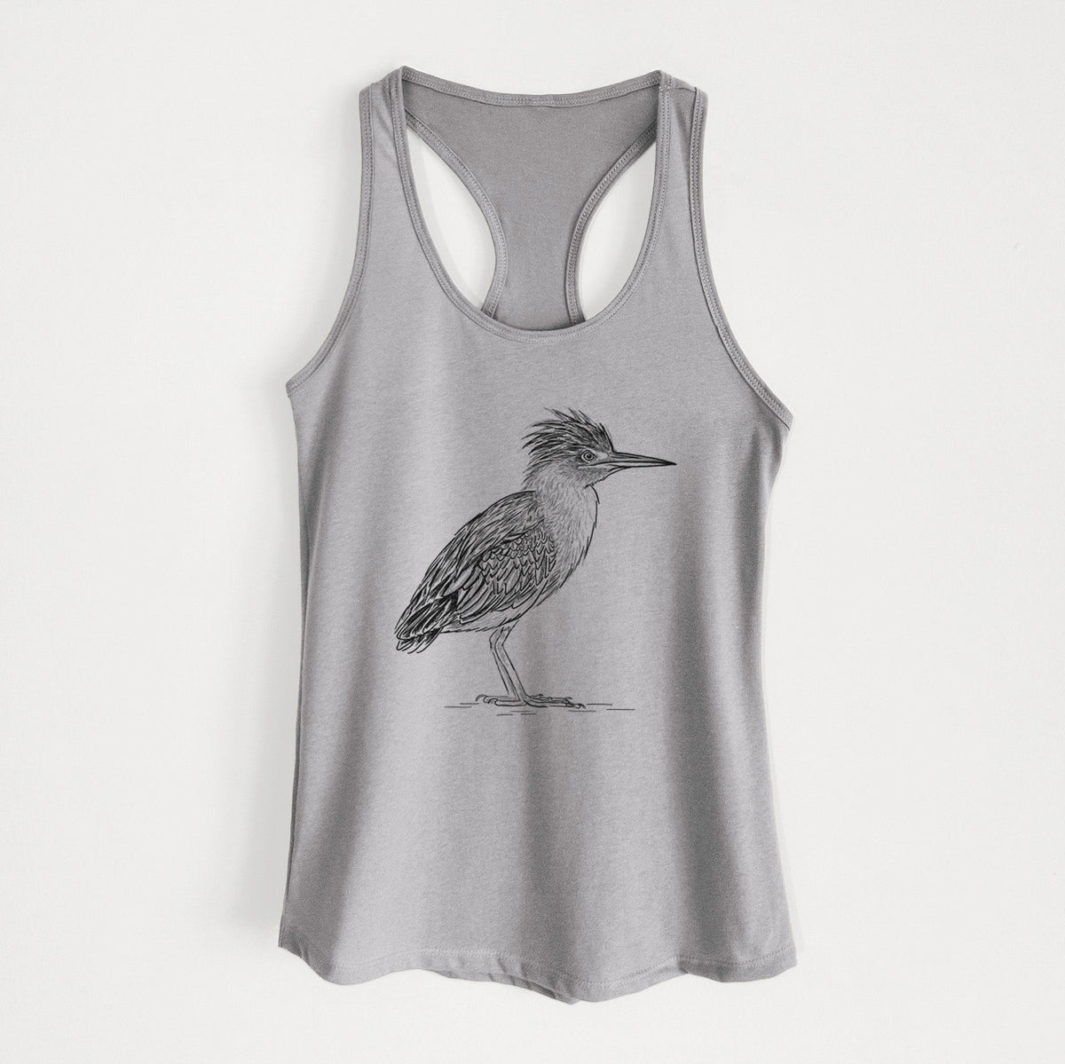Green Heron - Butorides virescens - Women's Racerback Tanktop