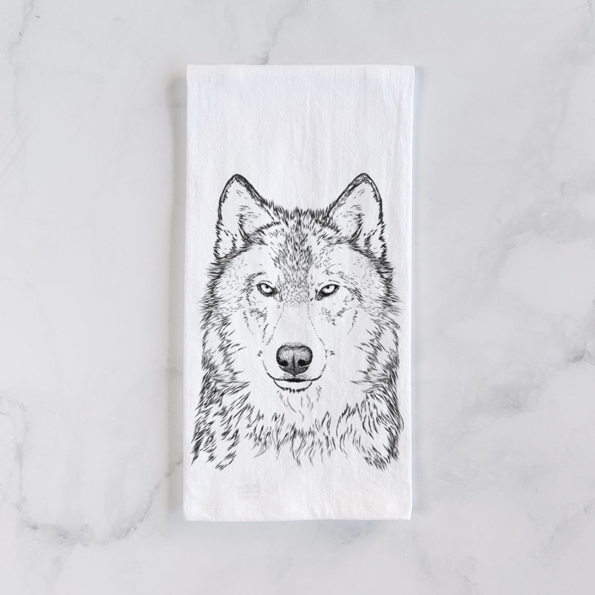 Grey Wolf - Canis lupus Tea Towel