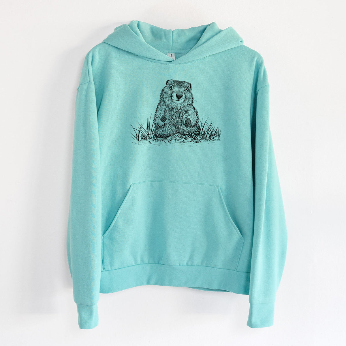 Groundhog - Marmota Monax  - Statement Midweight Hoodie
