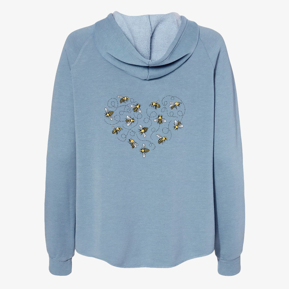 Heart Full of Honeybees - Women's Cali Wave Zip-Up Sweatshirt