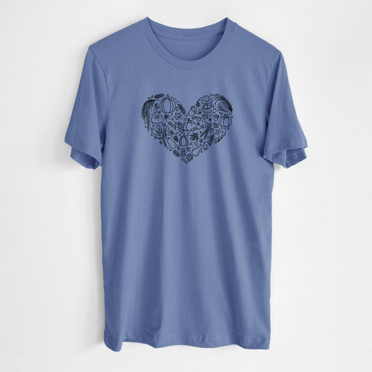 Heart Full of Fall - Lightweight 100% Cotton Unisex Crewneck
