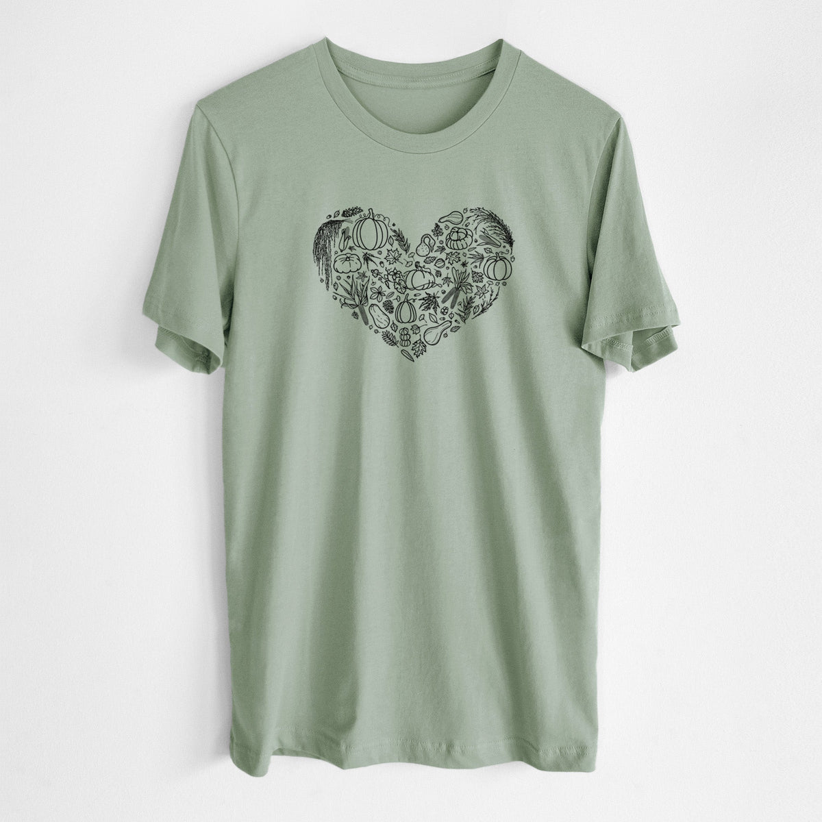 Heart Full of Fall - Lightweight 100% Cotton Unisex Crewneck