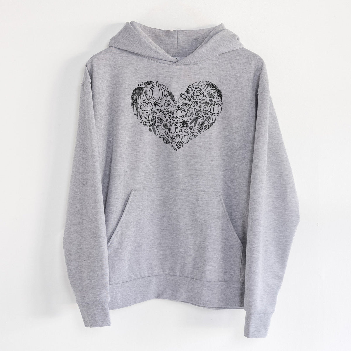 Heart Full of Fall  - Statement Midweight Hoodie