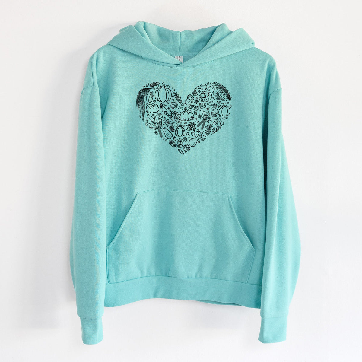 Heart Full of Fall  - Statement Midweight Hoodie
