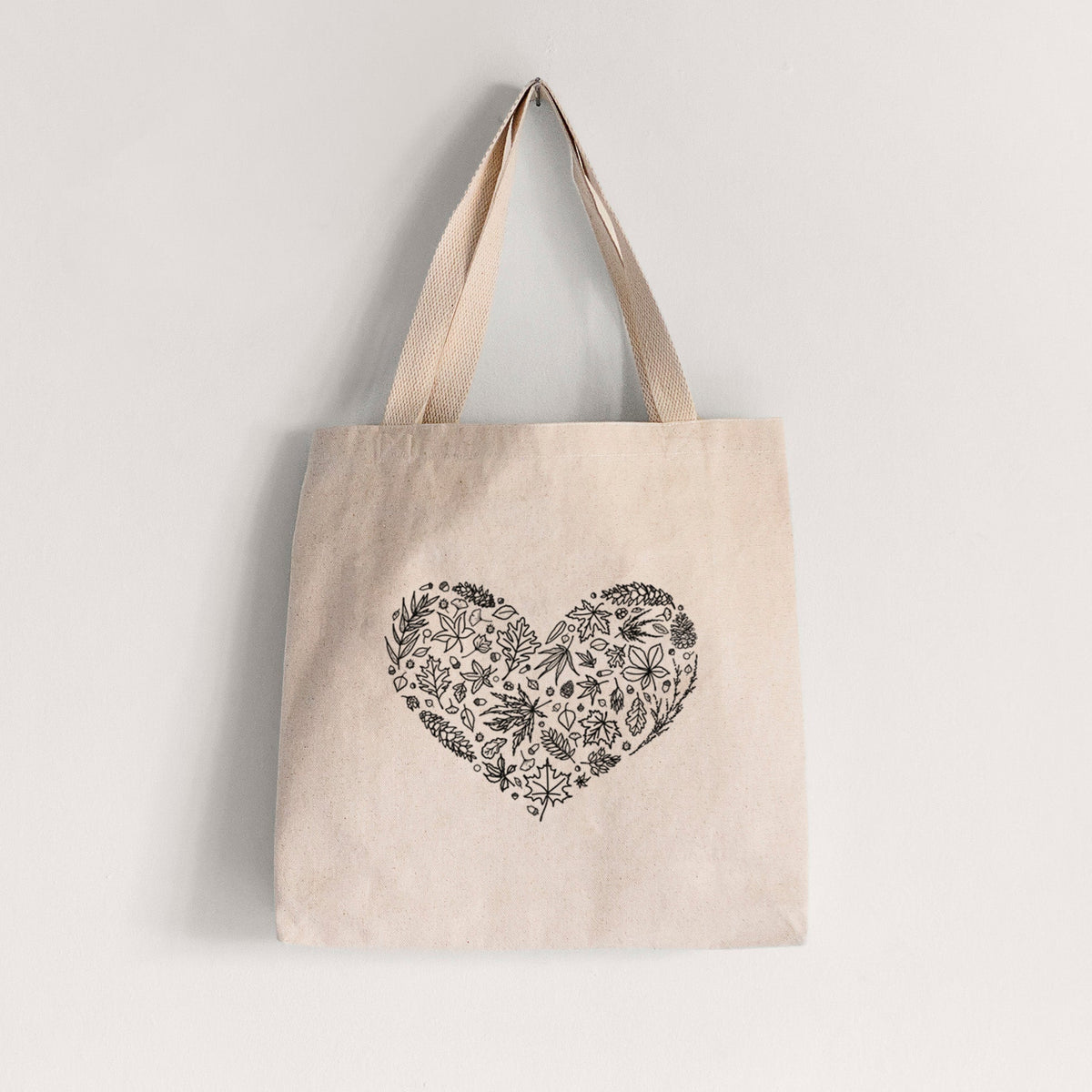 Heart Full of Autumn Leaves - Tote Bag