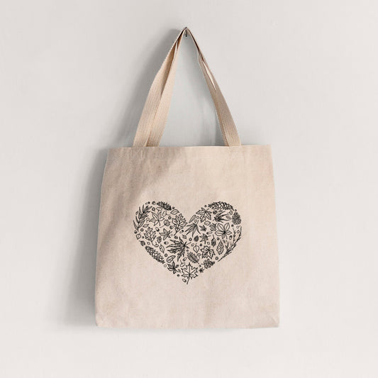 Heart Full of Autumn Leaves - Tote Bag