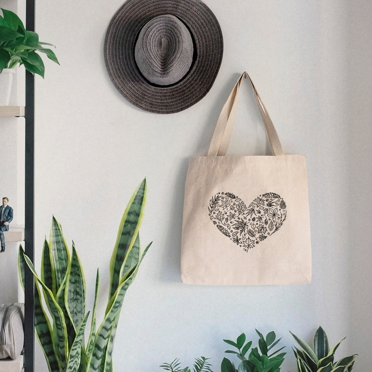 Heart Full of Autumn Leaves - Tote Bag