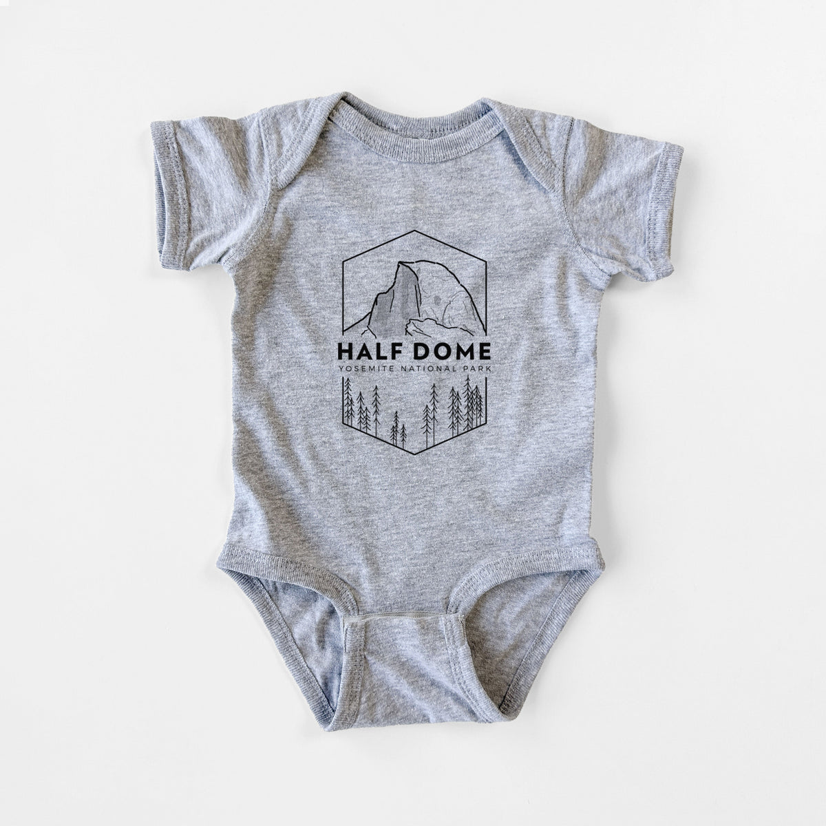 Half Dome - Yosemite National Park - Baby Fine Jersey Bodysuit