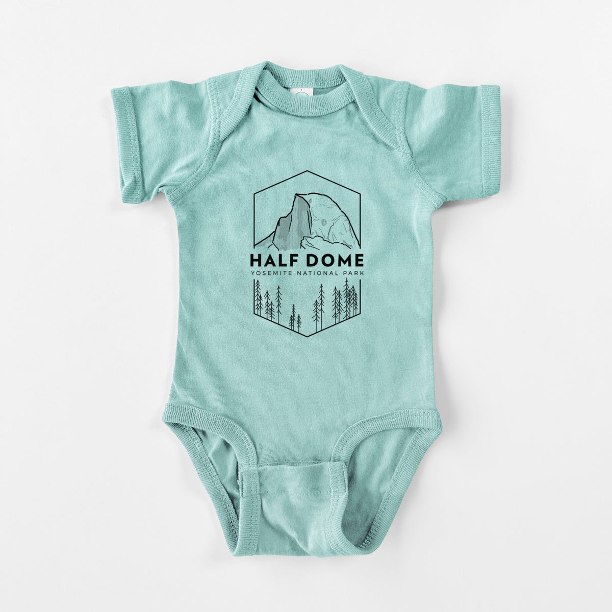 Half Dome - Yosemite National Park - Baby Fine Jersey Bodysuit