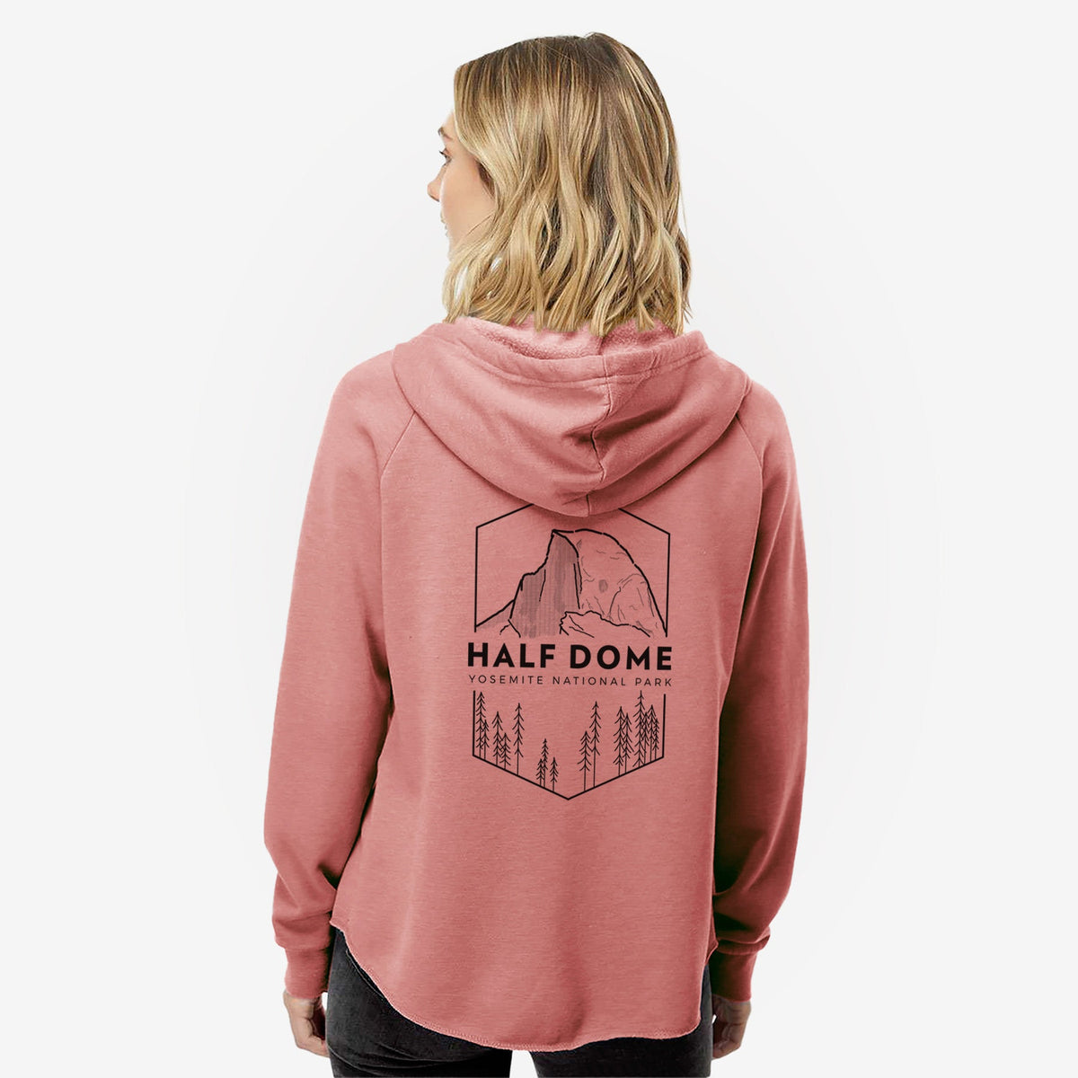 Half Dome - Yosemite National Park - Women's Cali Wave Zip-Up Sweatshirt