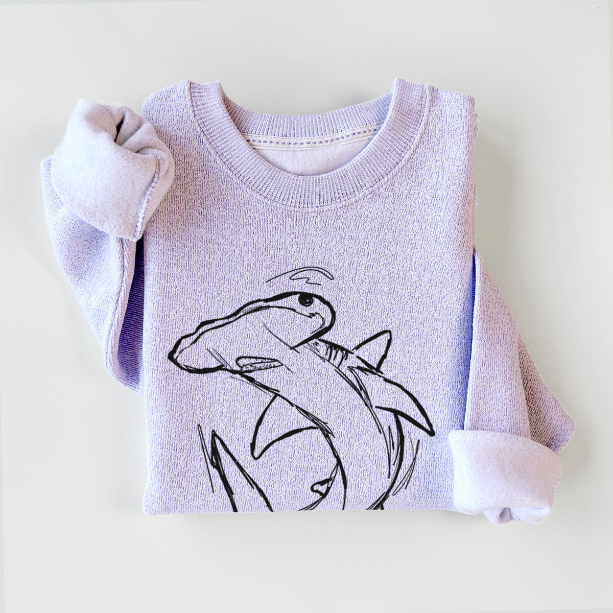 Hammerhead Shark - Knit Sweatshirt