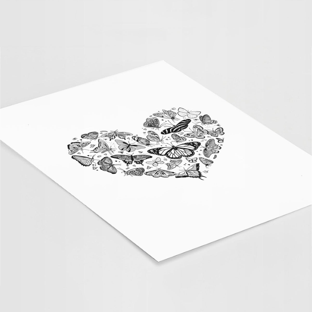 Heart Full of Butterflies - Fine Art Print