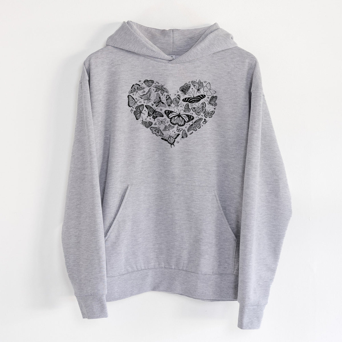 Heart Full of Butterflies  - Statement Midweight Hoodie