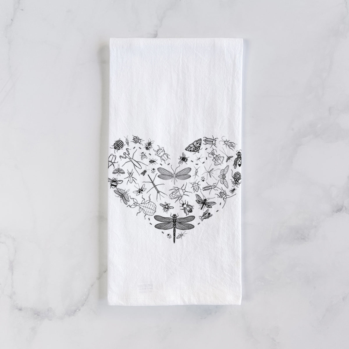 Heart Full of Insects Tea Towel