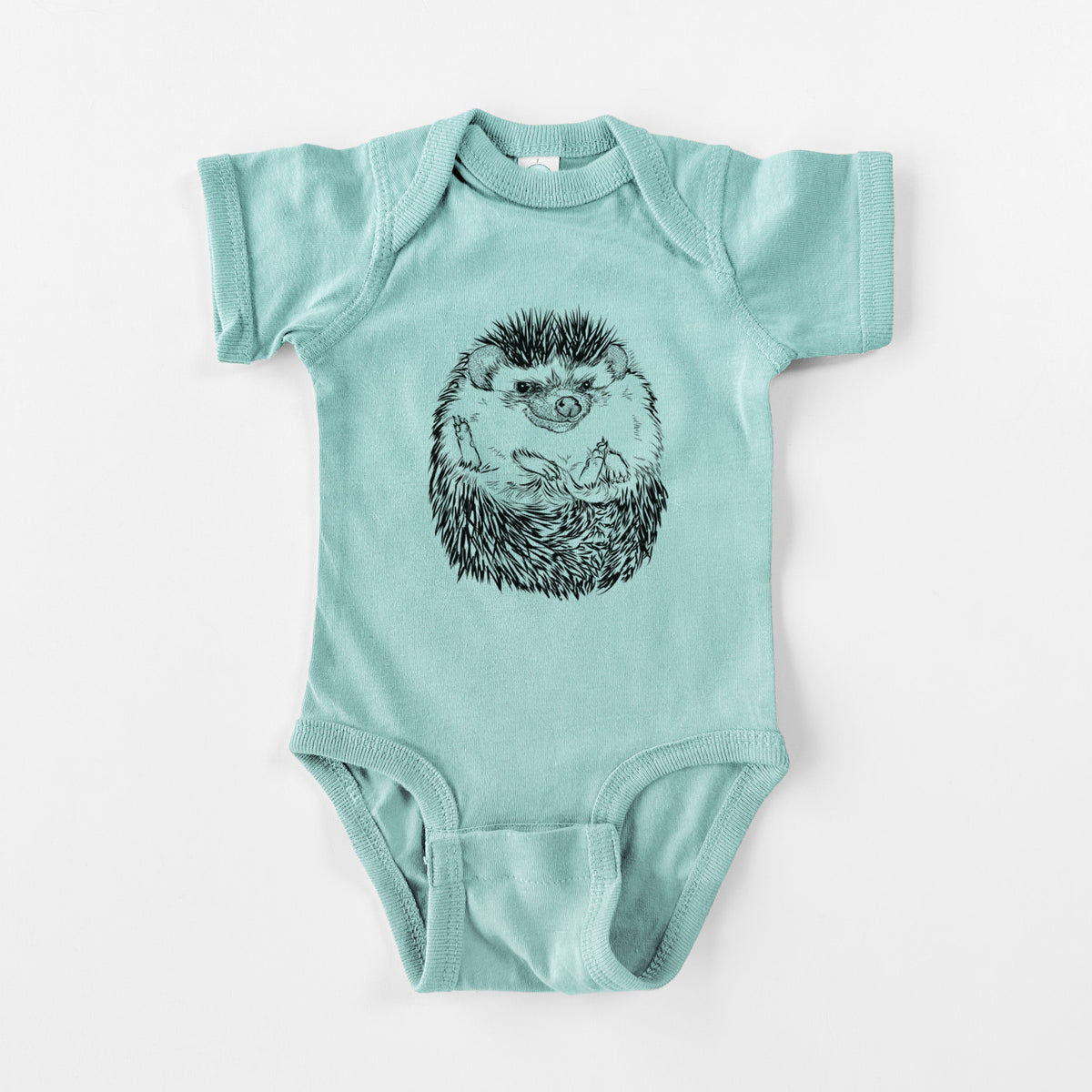 African Pygmy Hedgehog - Atelerix albiventris - Baby Fine Jersey Bodysuit