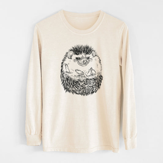 African Pygmy Hedgehog - Atelerix albiventris - Unisex Comfort Colors 100% Cotton Long Sleeve