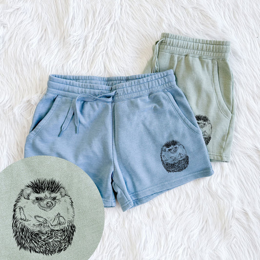 African Pygmy Hedgehog - Atelerix albiventris - Women's Cali Wave Shorts