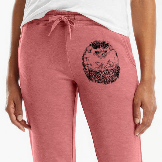 African Pygmy Hedgehog - Atelerix albiventris - Women's Cali Wave Jogger Sweatpants
