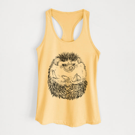 African Pygmy Hedgehog - Atelerix albiventris - Women's Racerback Tanktop