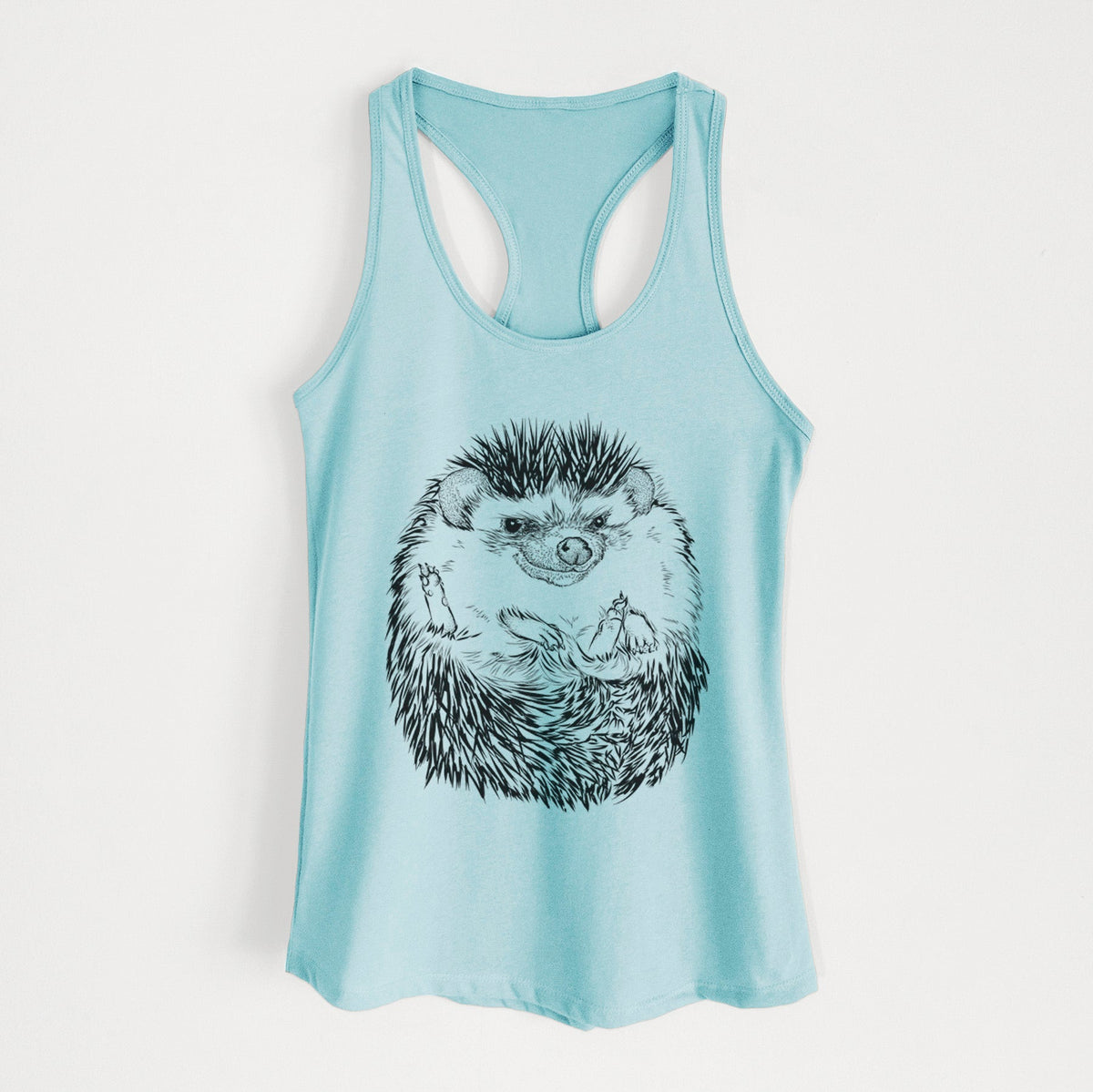 African Pygmy Hedgehog - Atelerix albiventris - Women's Racerback Tanktop