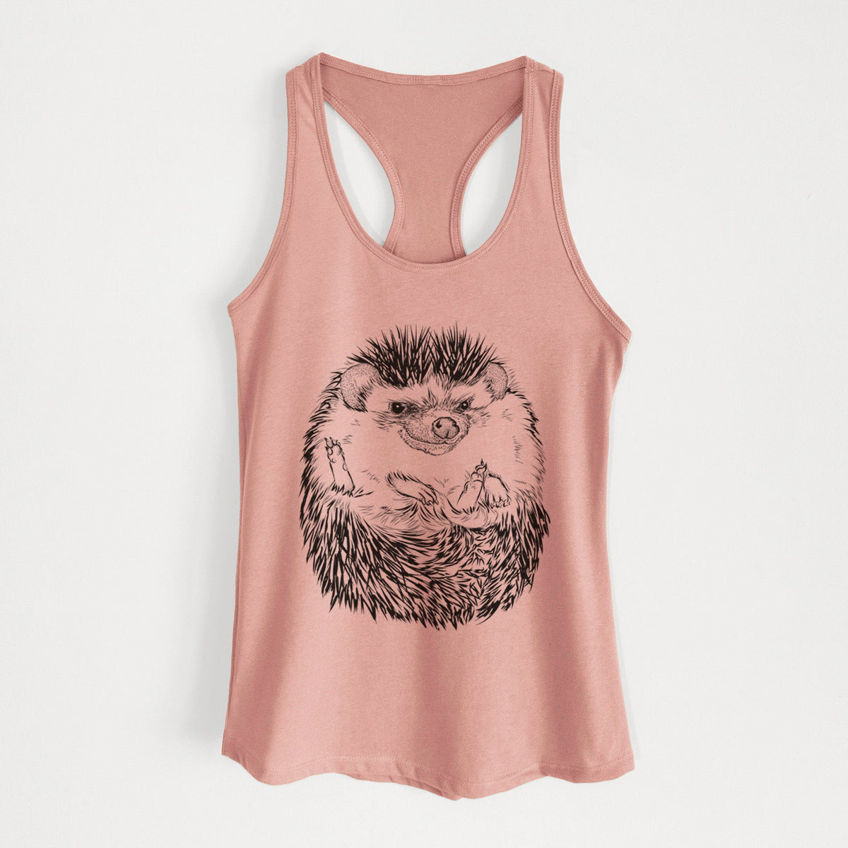African Pygmy Hedgehog - Atelerix albiventris - Women's Racerback Tanktop
