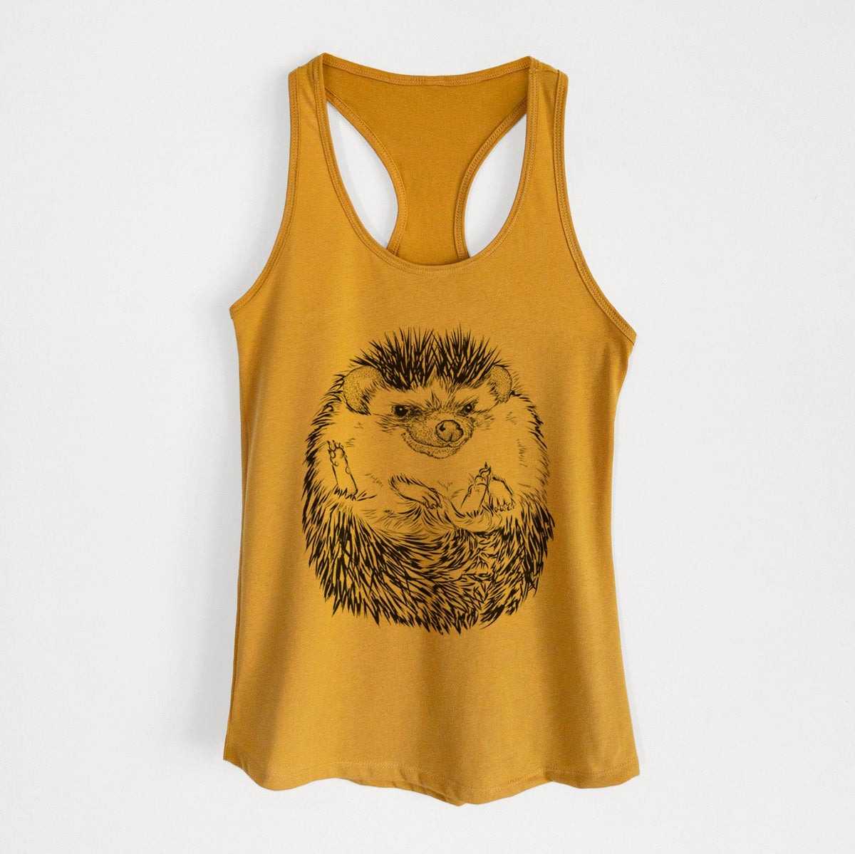 African Pygmy Hedgehog - Atelerix albiventris - Women's Racerback Tanktop