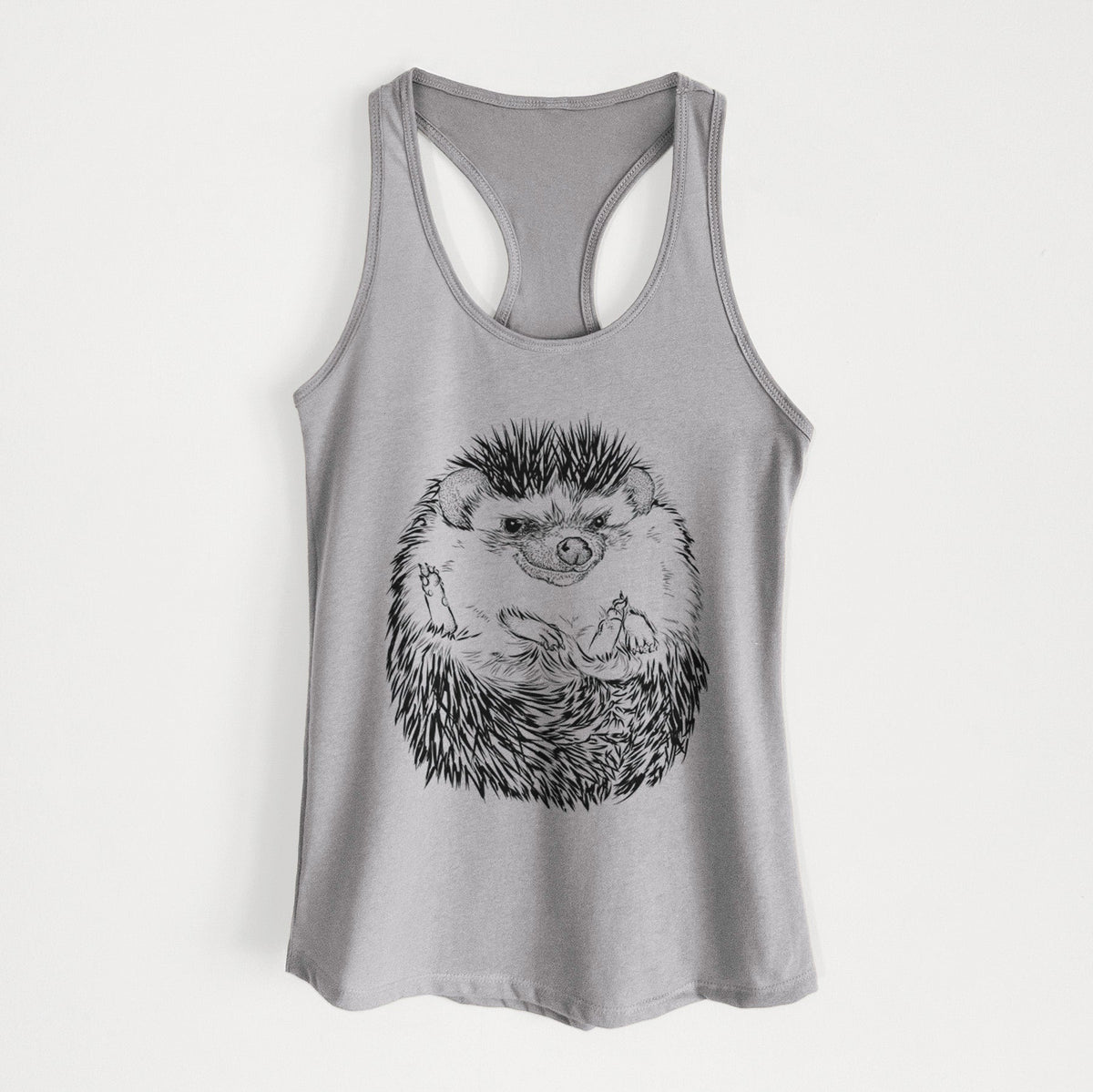 African Pygmy Hedgehog - Atelerix albiventris - Women's Racerback Tanktop