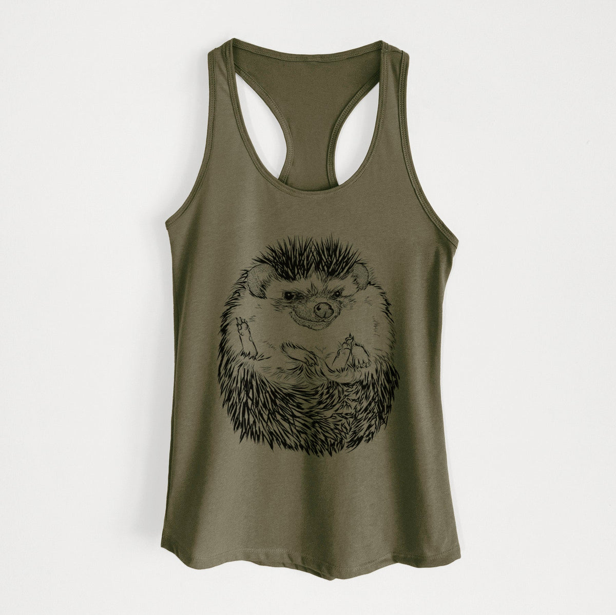 African Pygmy Hedgehog - Atelerix albiventris - Women's Racerback Tanktop