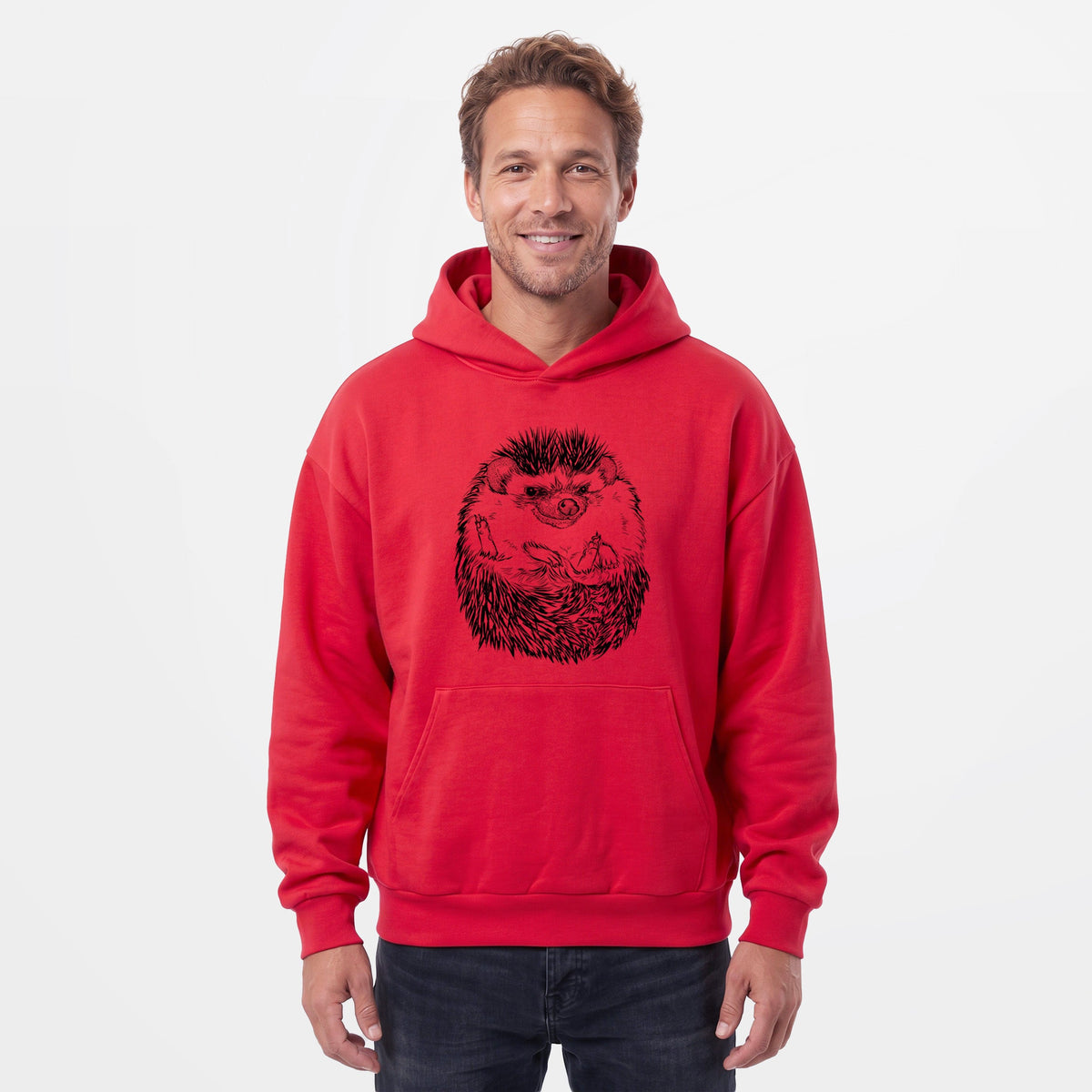 African Pygmy Hedgehog - Atelerix albiventris  - Statement Midweight Hoodie