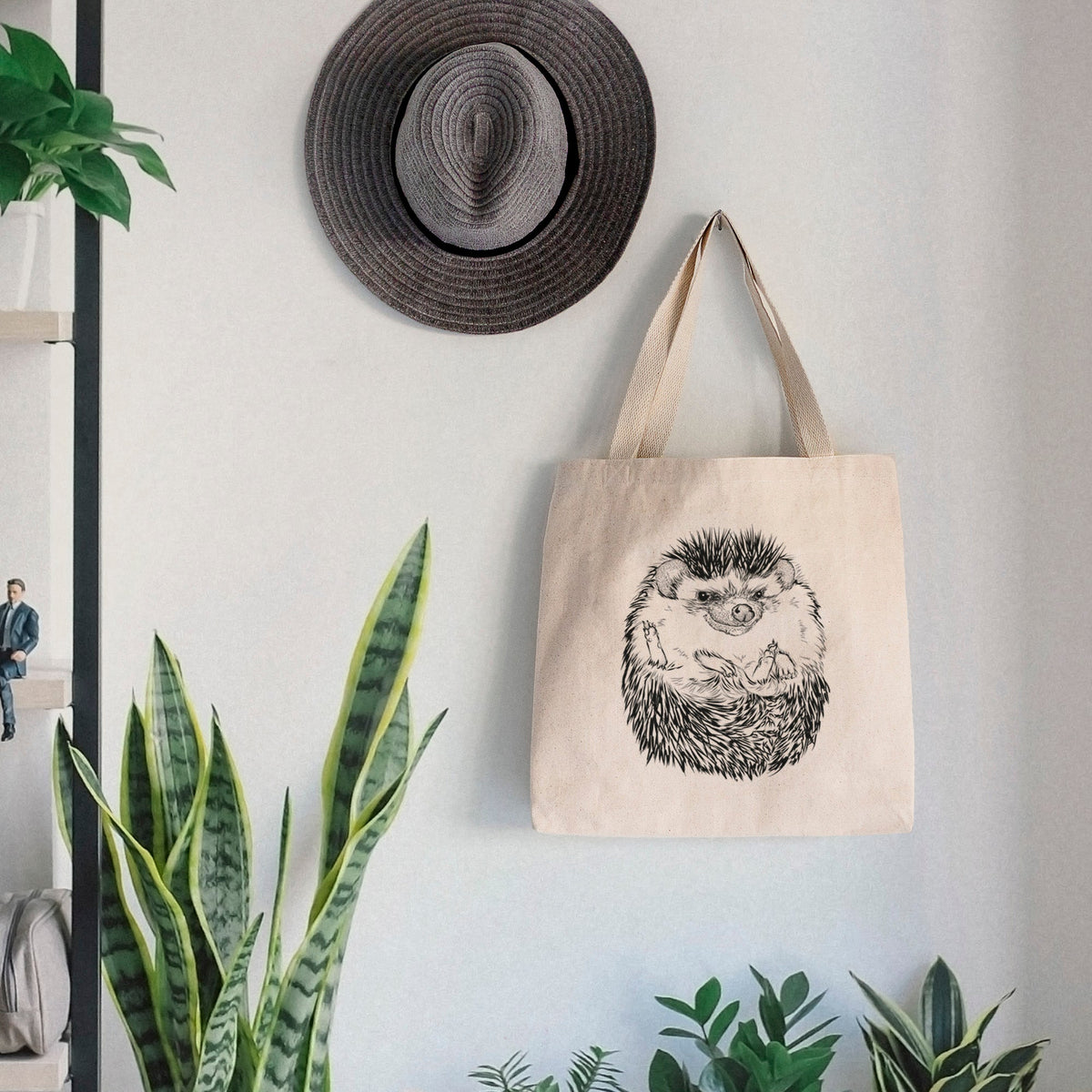 African Pygmy Hedgehog - Atelerix albiventris - Tote Bag
