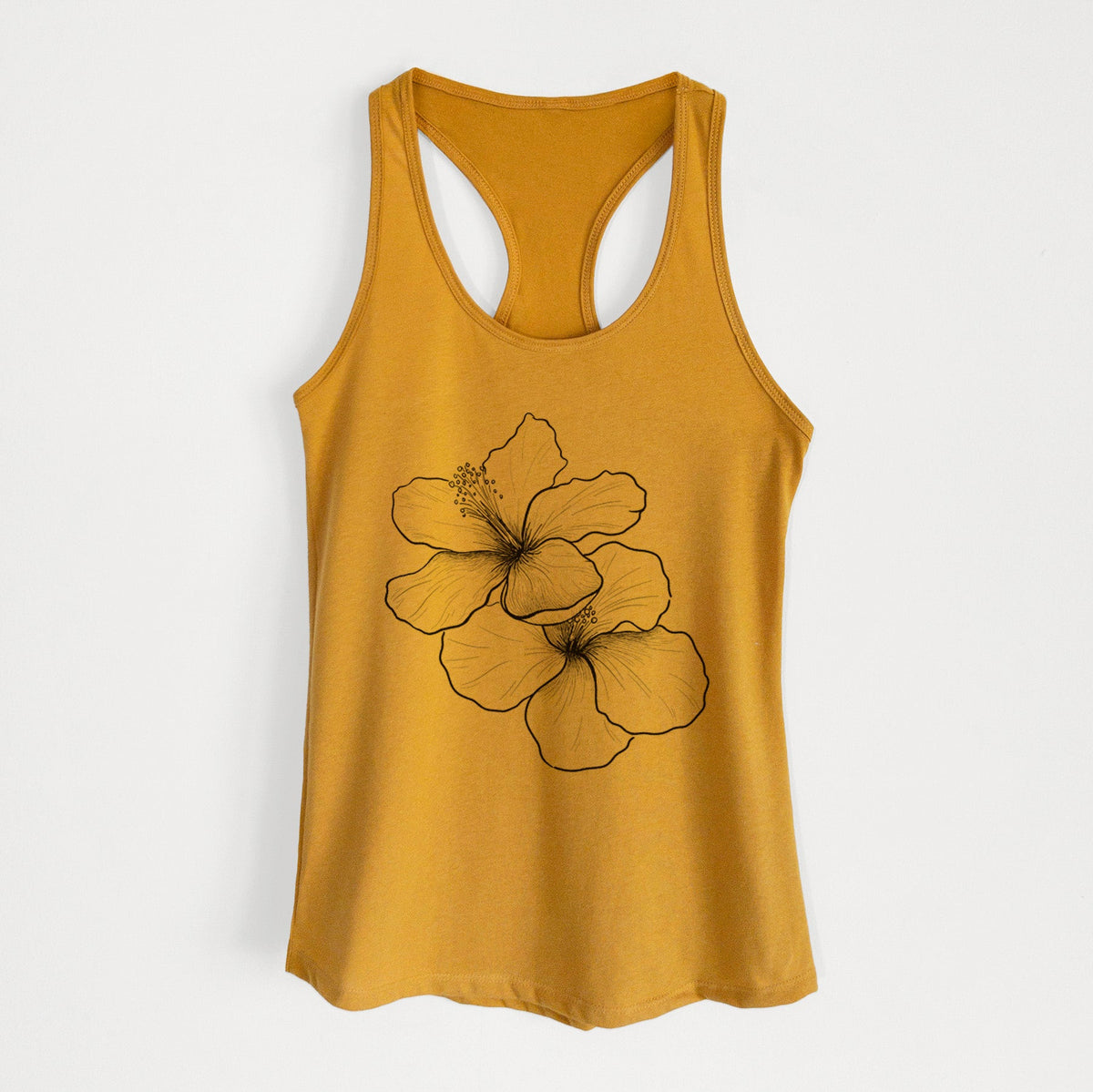 Hibiscus Flowers - Women's Racerback Tanktop