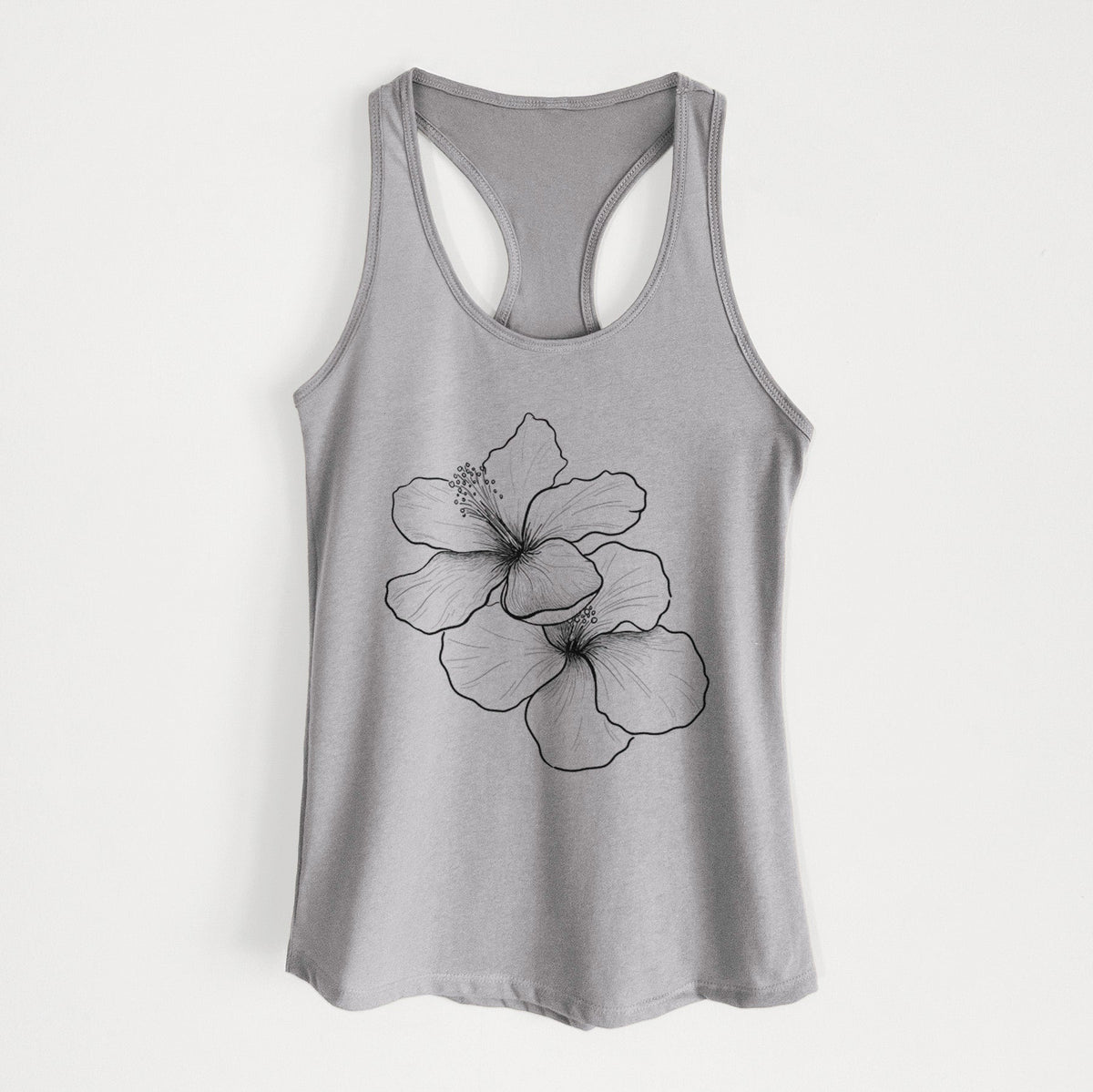 Hibiscus Flowers - Women's Racerback Tanktop