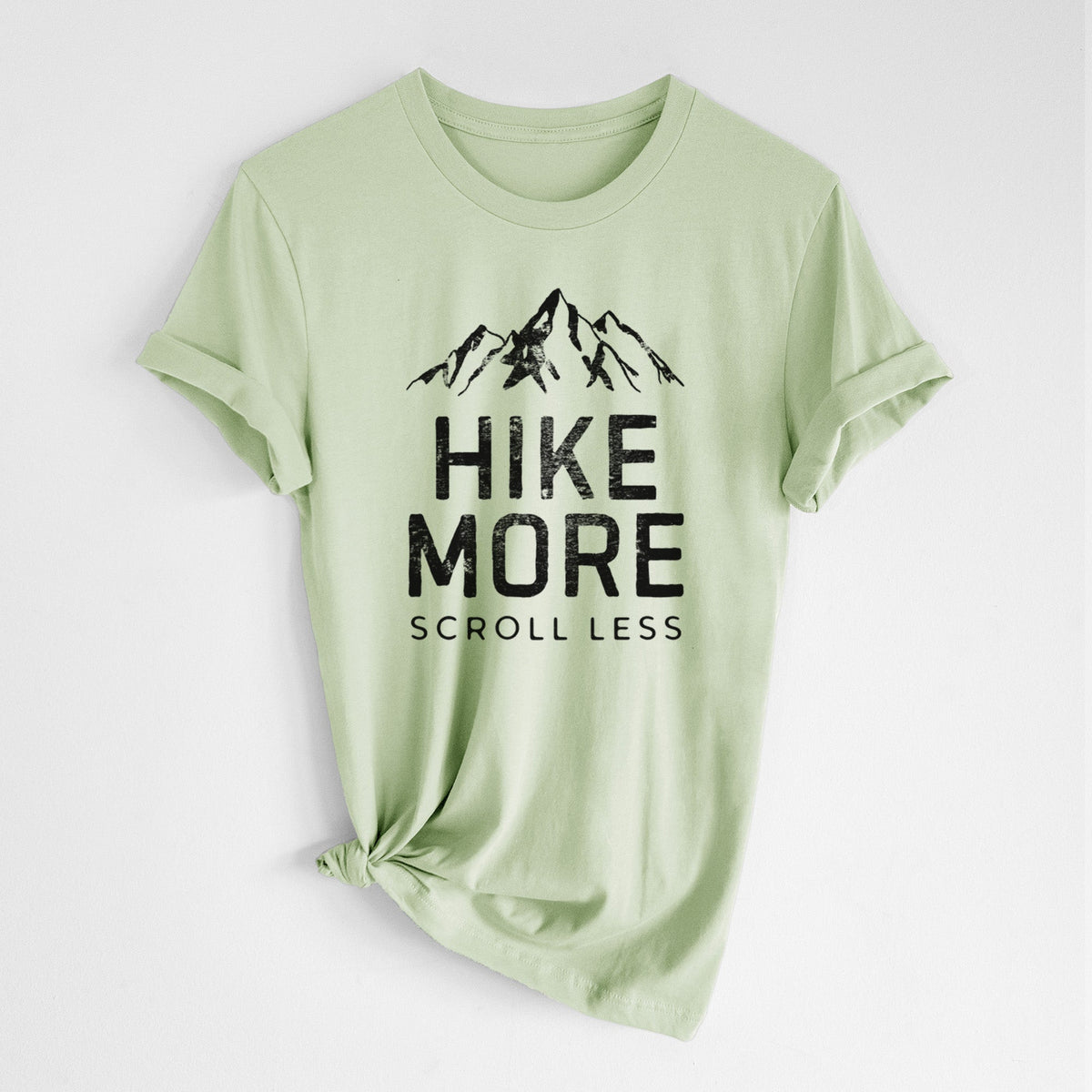 Hike More - Scroll Less - Lightweight 100% Cotton Unisex Crewneck