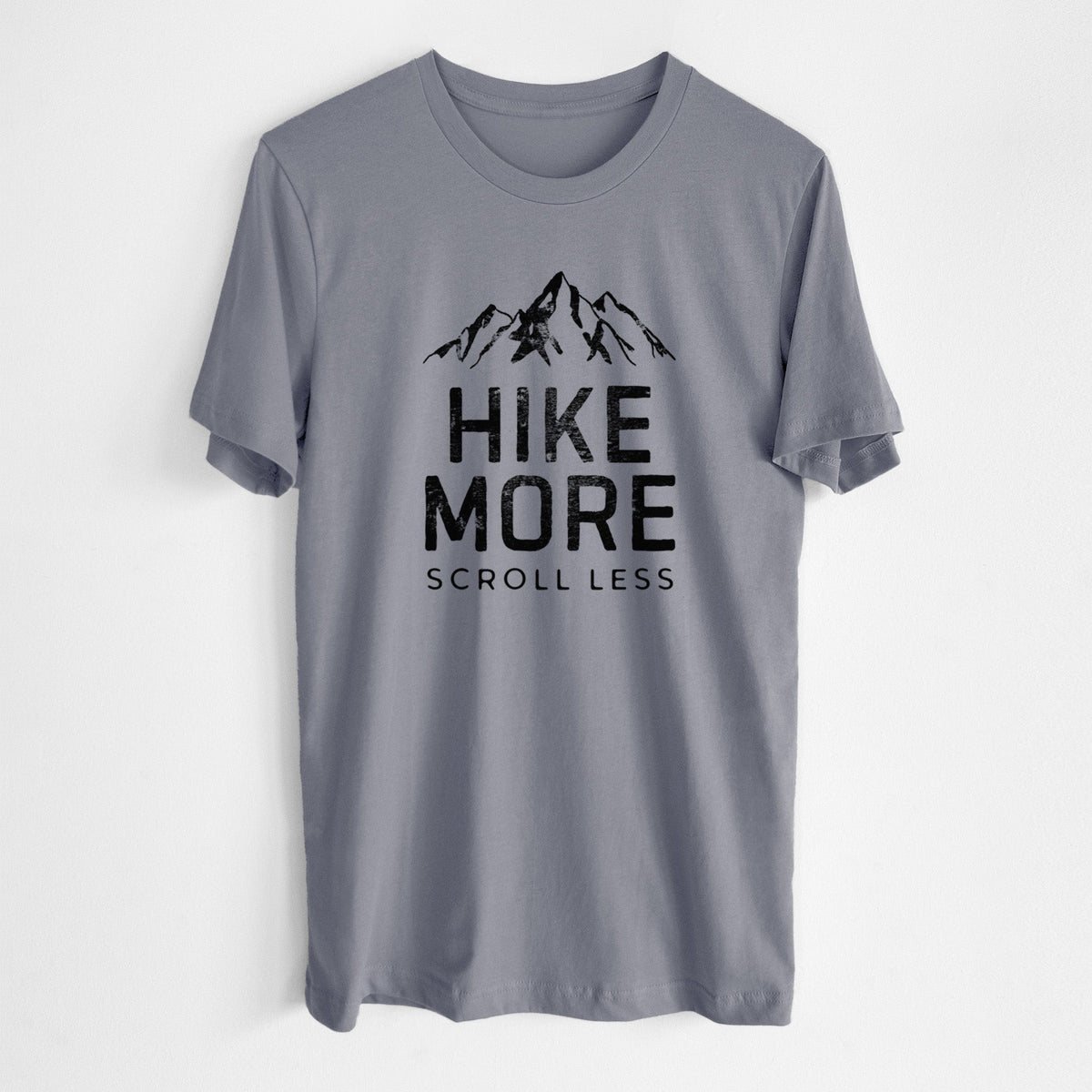 Hike More - Scroll Less - Lightweight 100% Cotton Unisex Crewneck