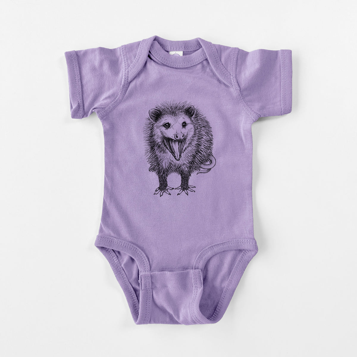 Hissing Opossum - Didelphidae - Baby Fine Jersey Bodysuit