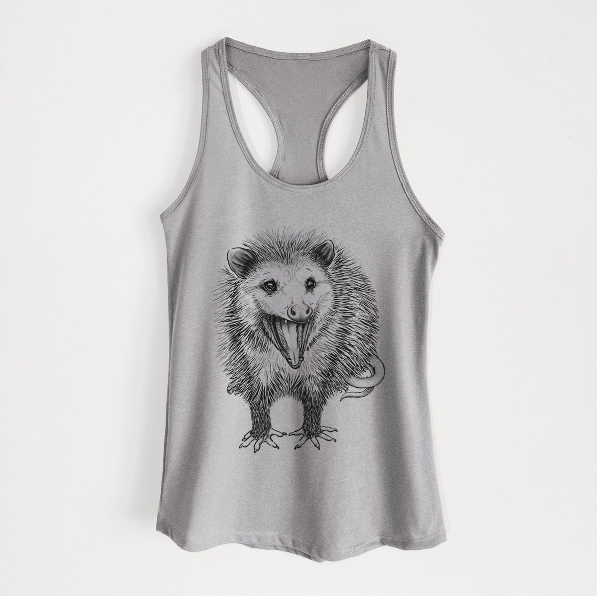 Hissing Opossum - Didelphidae - Women's Racerback Tanktop