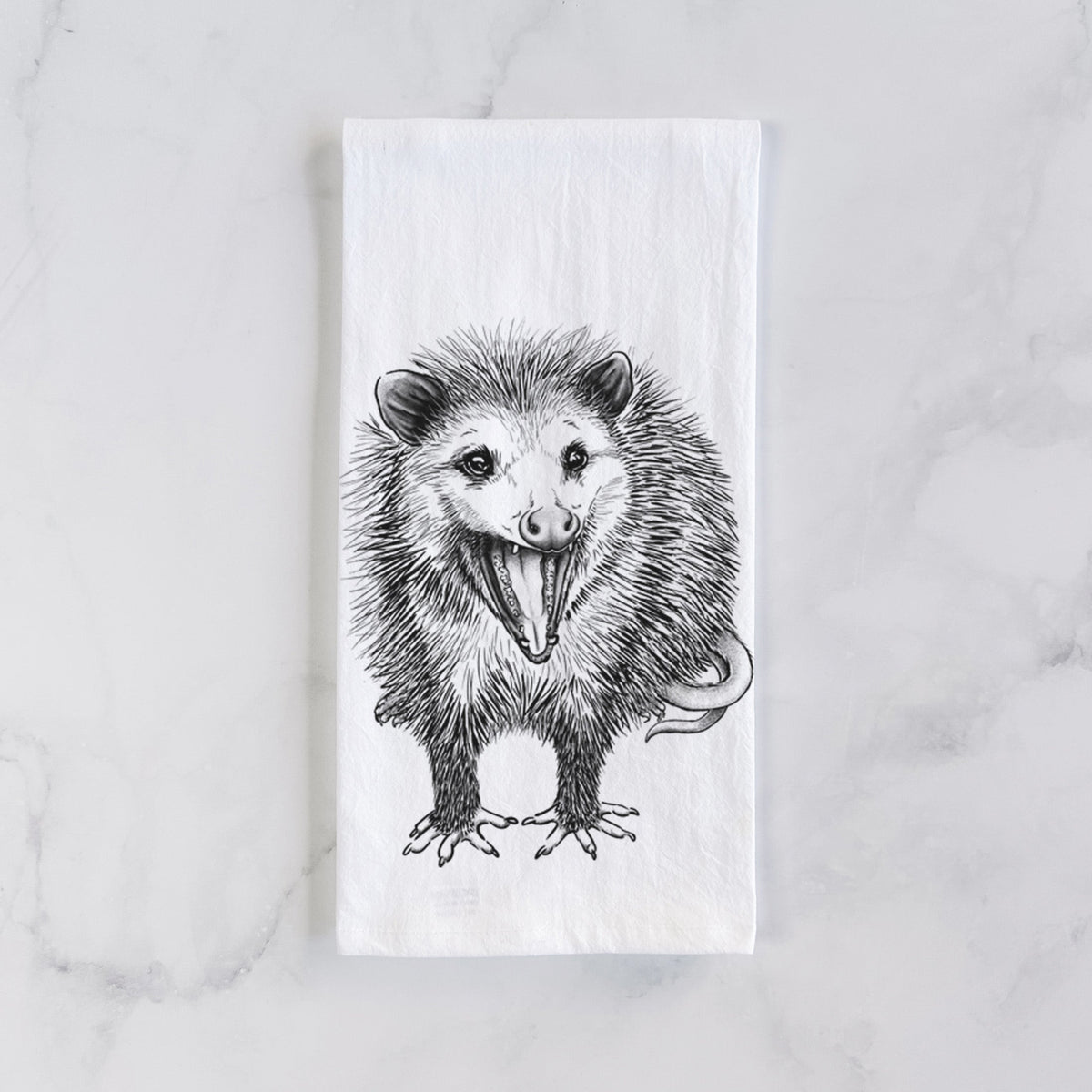 Hissing Opossum - Didelphidae Tea Towel
