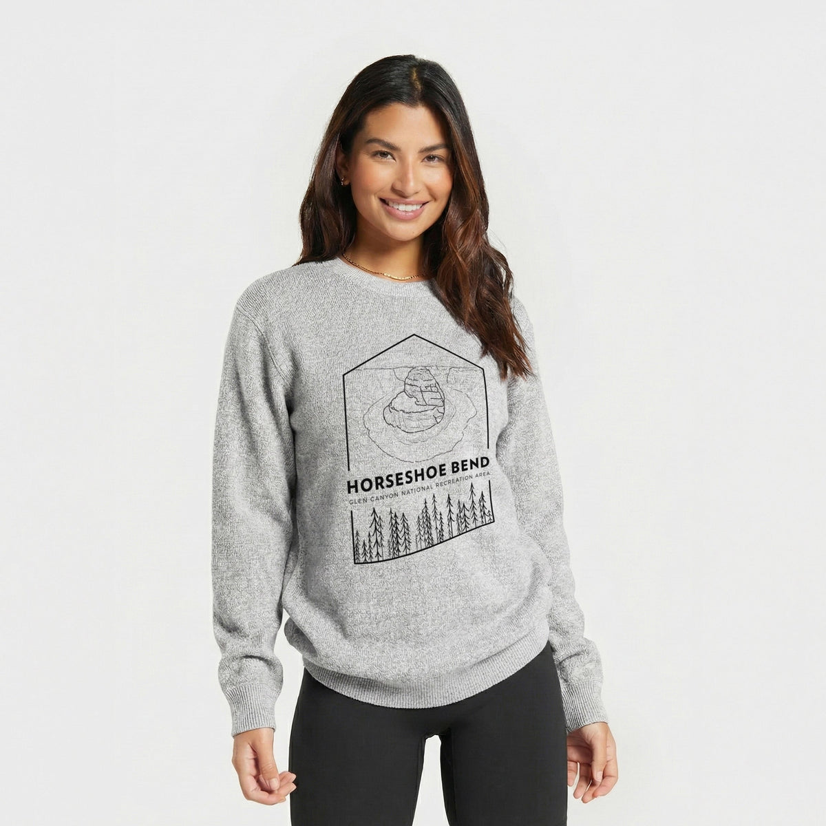 Horseshoe Bend - Glen Canyon National Recreation Area - Knit Sweatshirt