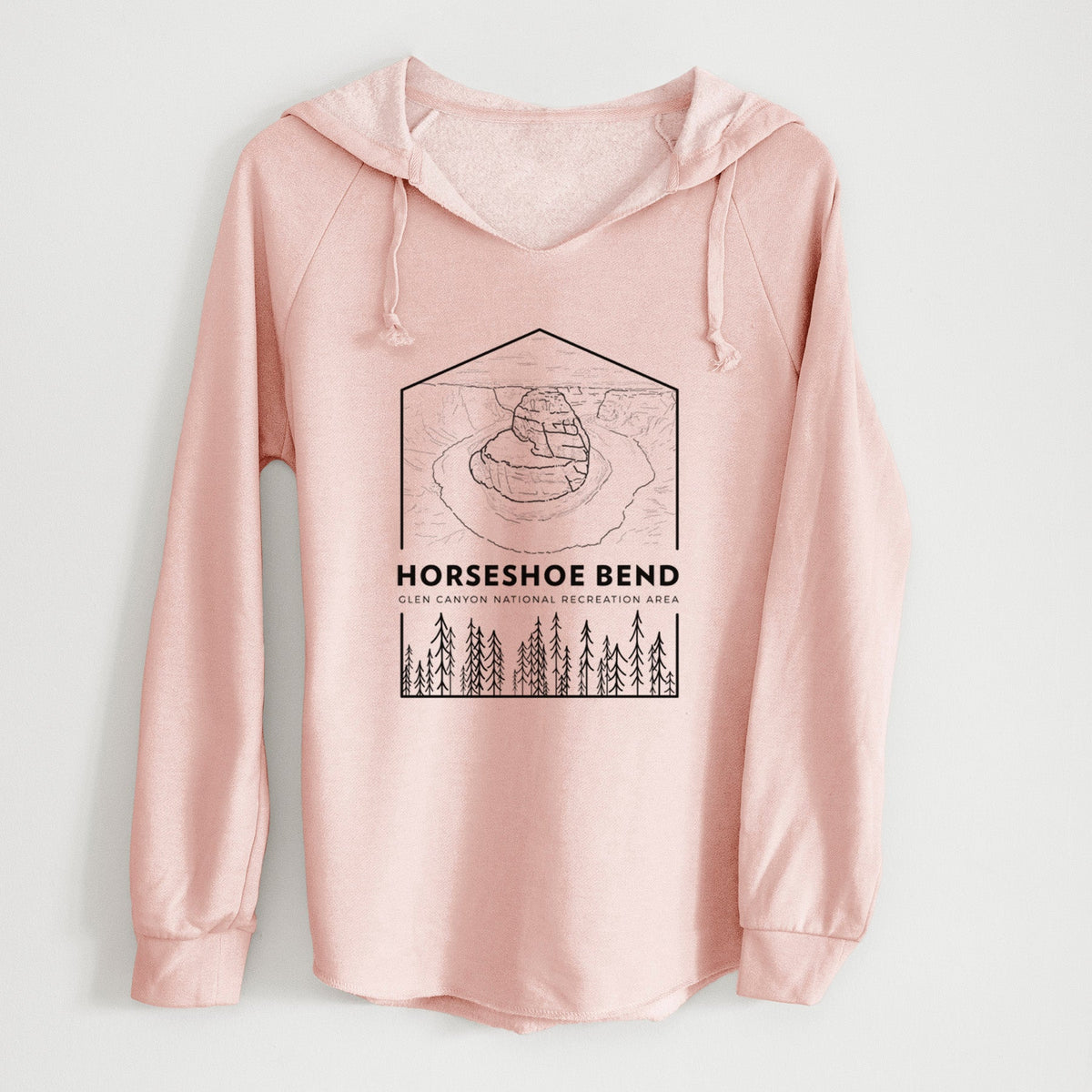 Horseshoe Bend - Glen Canyon National Recreation Area - Cali Wave Hooded Sweatshirt