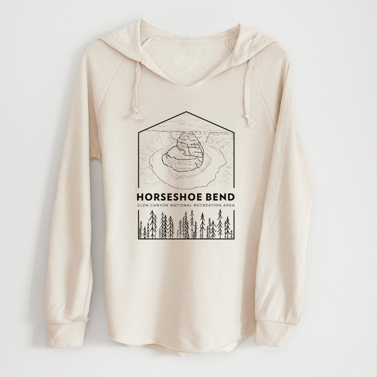 Horseshoe Bend - Glen Canyon National Recreation Area - Cali Wave Hooded Sweatshirt