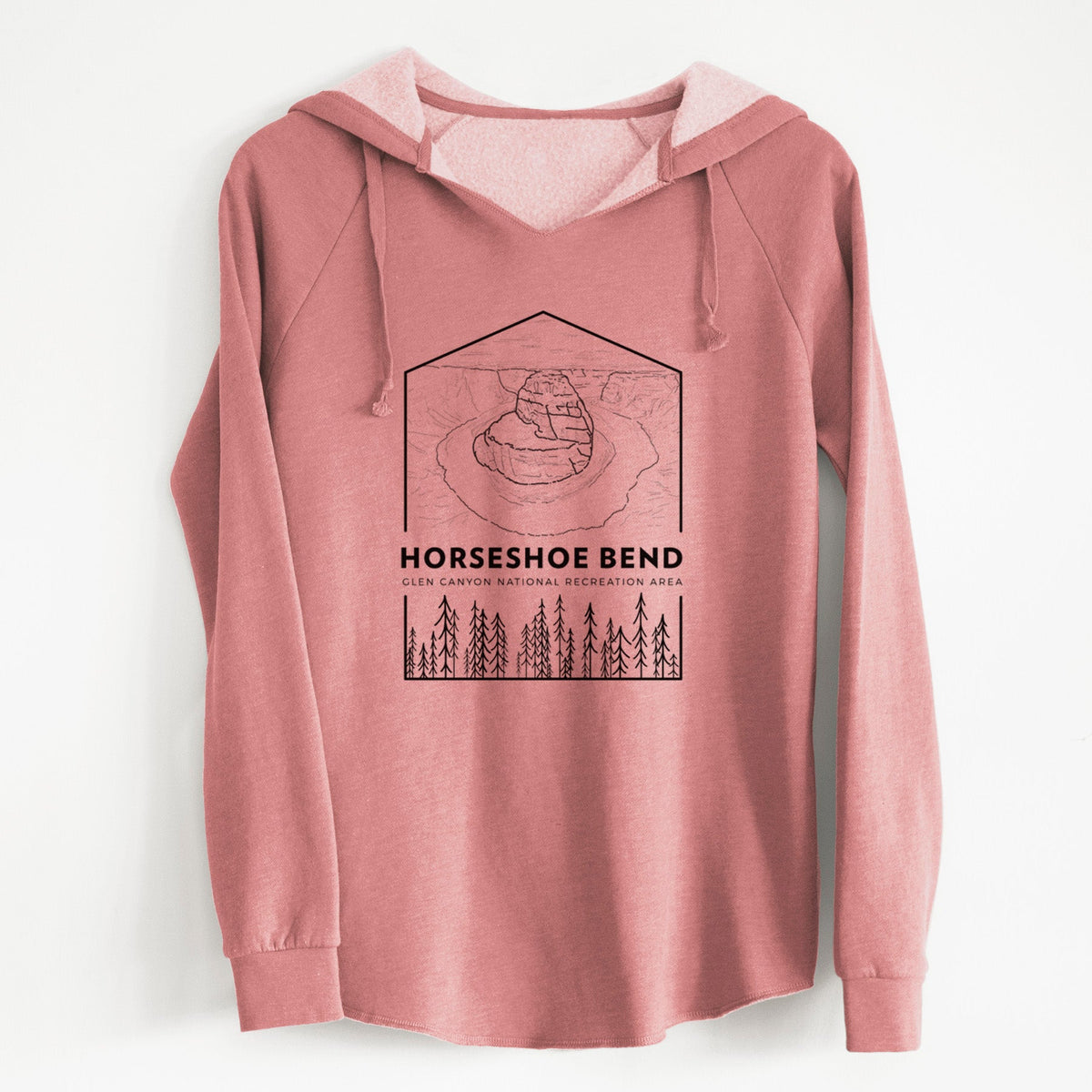 Horseshoe Bend - Glen Canyon National Recreation Area - Cali Wave Hooded Sweatshirt
