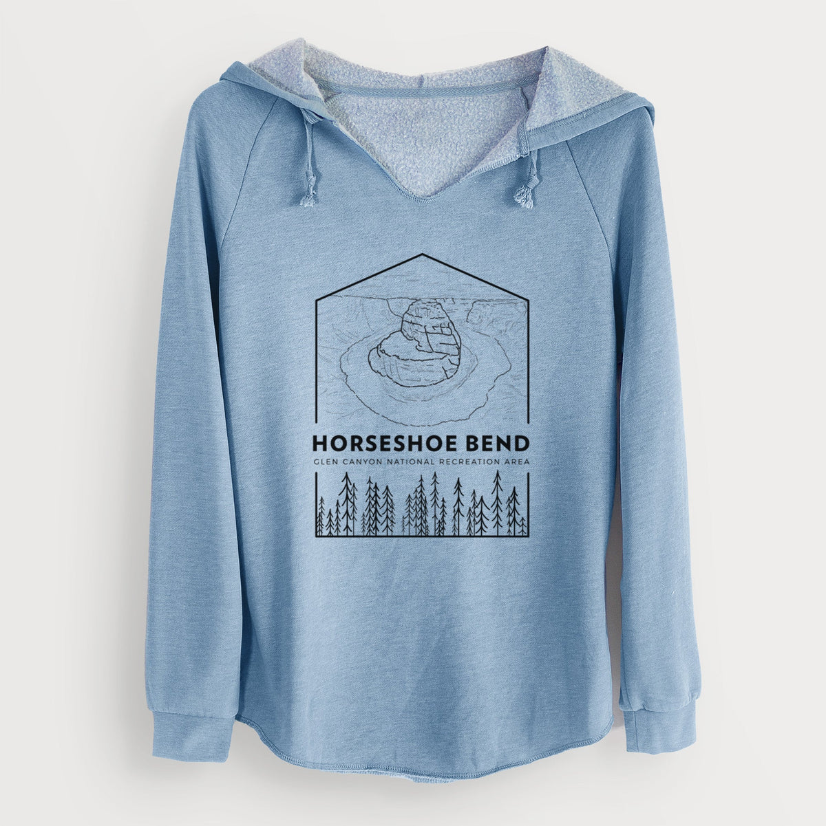 Horseshoe Bend - Glen Canyon National Recreation Area - Cali Wave Hooded Sweatshirt