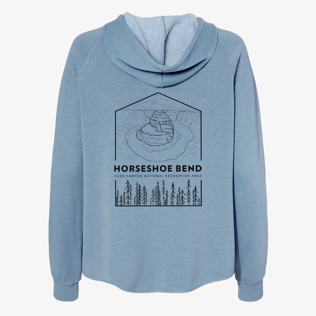 Horseshoe Bend - Glen Canyon National Recreation Area - Women's Cali Wave Zip-Up Sweatshirt